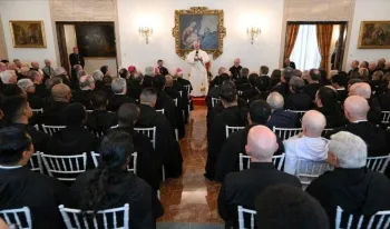 el-papa-leon-xiv-se-reune-con-agustinianos-en-madrid-durante-su-viaje-apostolico-a-espana