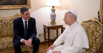 el-papa-se-reune-con-pedro-sanchez-antes-de-su-encuentro-con-el-parlamento-espanol