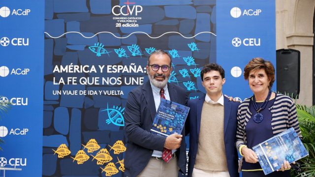 Presentation of the 28th Congreso Católicos y Vida Pública at Universidad CEU San Pablo in Madrid