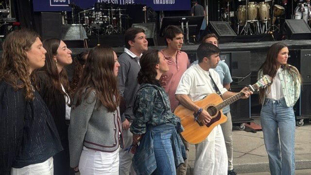 Members of the Spanish Catholic band Hakuna Group Music