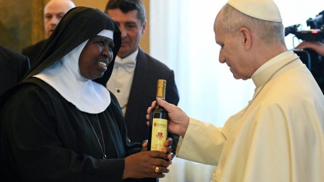 Nuns at work on products made and sold by their convents