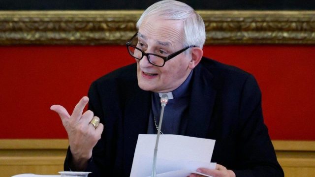 Cardinal Matteo Maria Zuppi, the pope's special envoy for humanitarian affairs