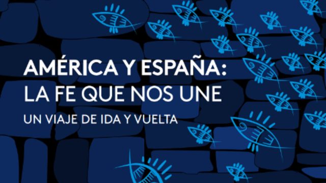 Promotional graphic for the 28th Catholics and Public Life Congress organized by CEU on the theme of America and Spain