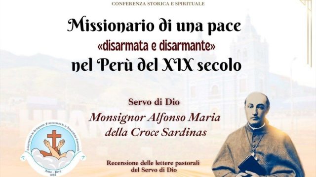 Portrait of Alfonso María de la Cruz Sardinas, Franciscan bishop of Huánuco, Peru