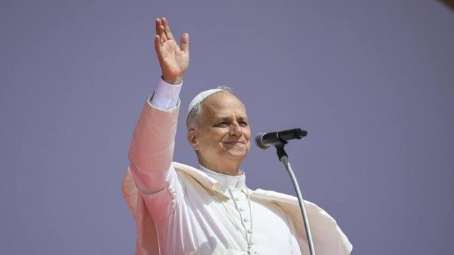 Louis Prevost, the older brother of Pope Leo XIV, speaking during a television interview
